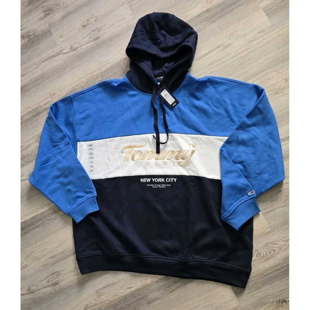 Tommy Hilfiger Men's TJ Archive Relaxed Hoodie Sweatshirt Outerwear Size XXL NWT - Picture 6 of 9